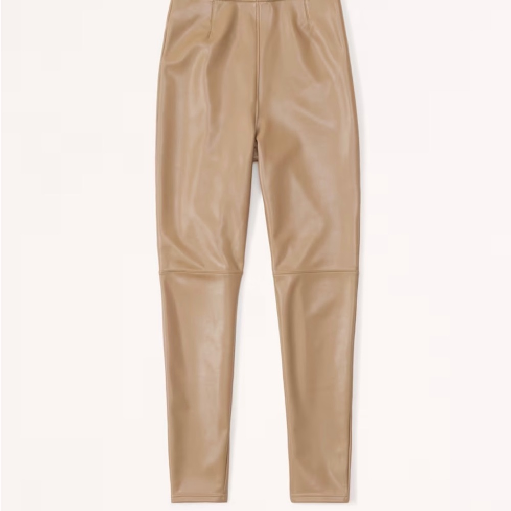 A&F Vegan Leather Leggings